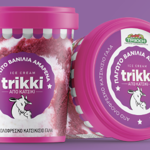 Παγωτό με σιρόπι βύσσινο (Αμαρένα) ΤΡΙΚΚΗ 520ml