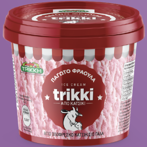 Παγωτό με γεύση φράουλα ΤΡΙΚΚΗ 155ml