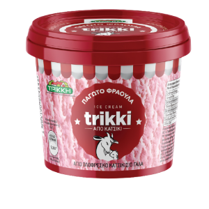 Παγωτό με γεύση φράουλα ΤΡΙΚΚΗ 155ml